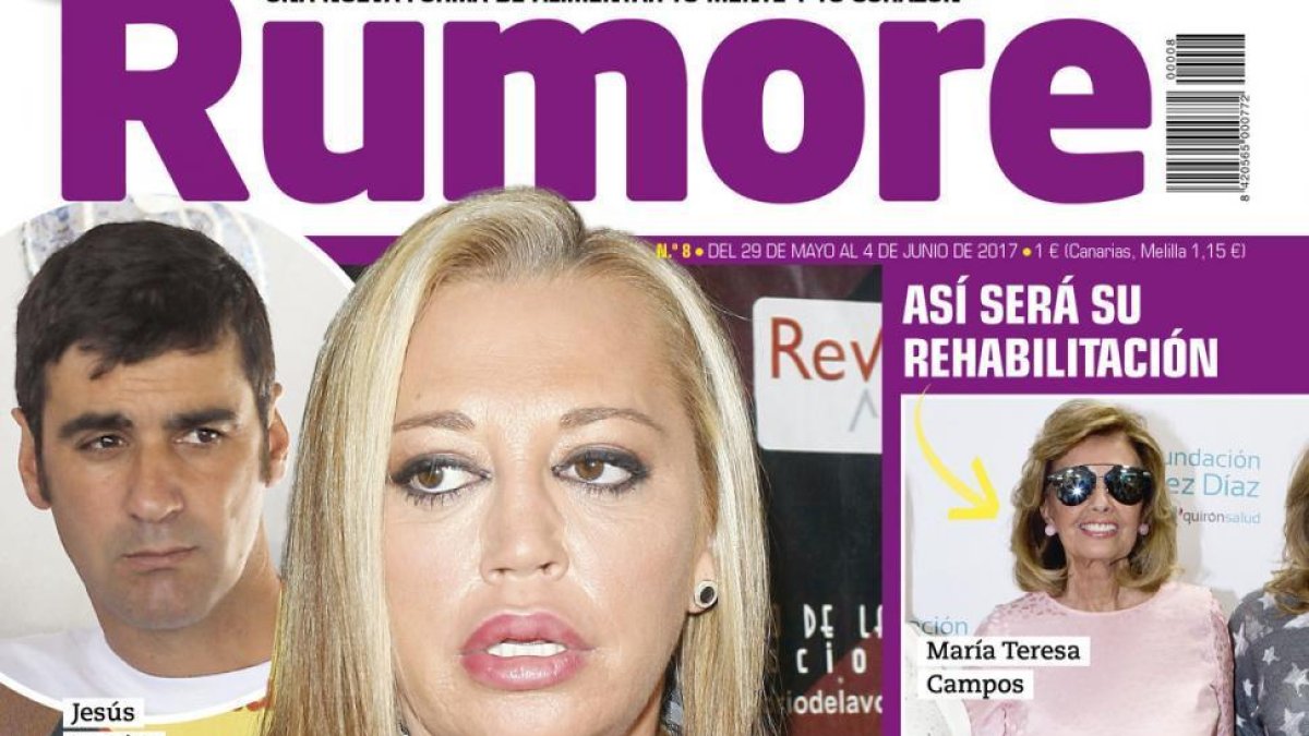 Belén Esteban estalla ante el anuncio de la reboda de Jesulín y María José Campanario, en 'Rumore'.-