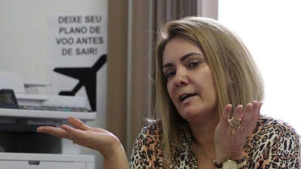 Ana Cristina Siqueira Valle, expareja de Jair Bolsonaro-O GLOBO