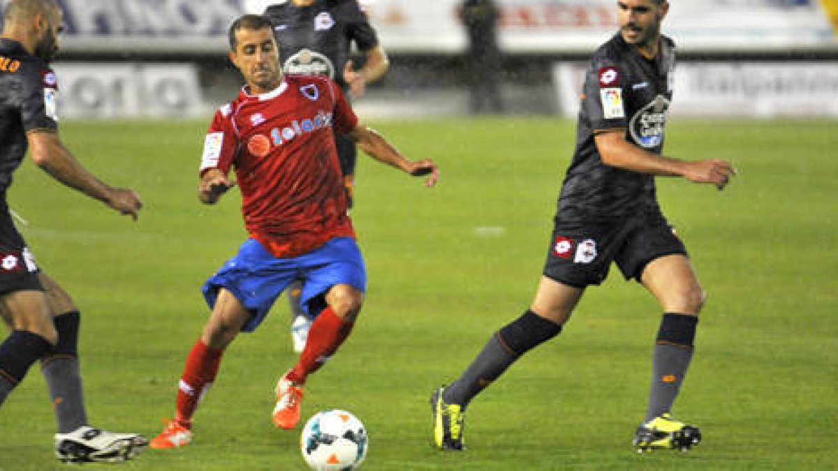 David González llegaba al Numancia en el mercado invernal. / Diego Mayor-