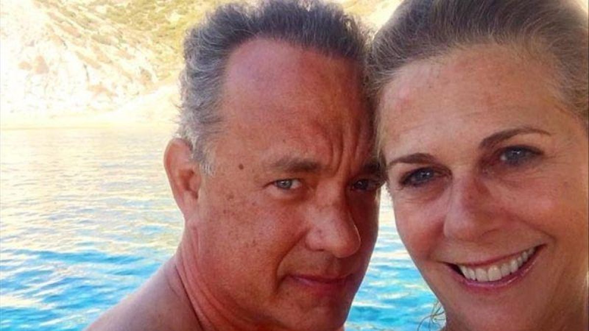 Tom Hanks y Rita Wilson, en una foto que la actriz ha compartido en Instagram.-INSTAGRAM