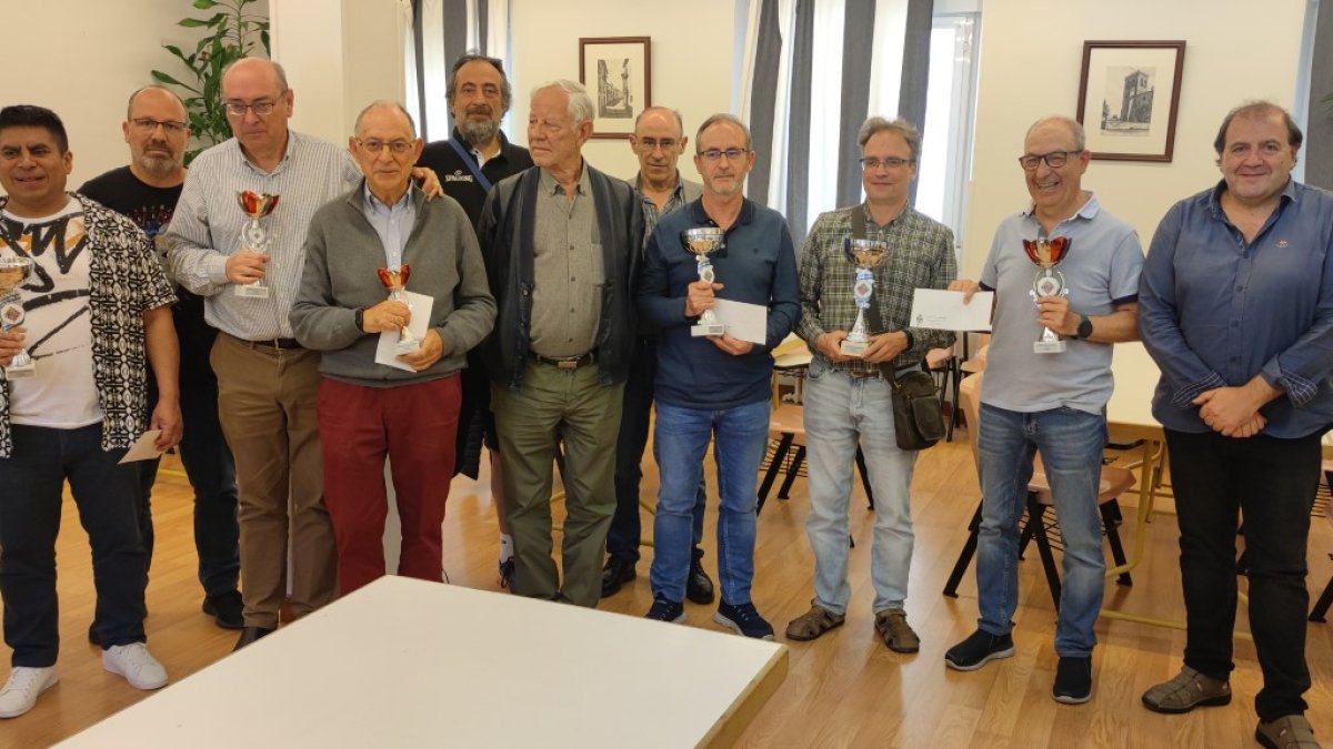 Los participantes en el regional de veteranos. HDS
