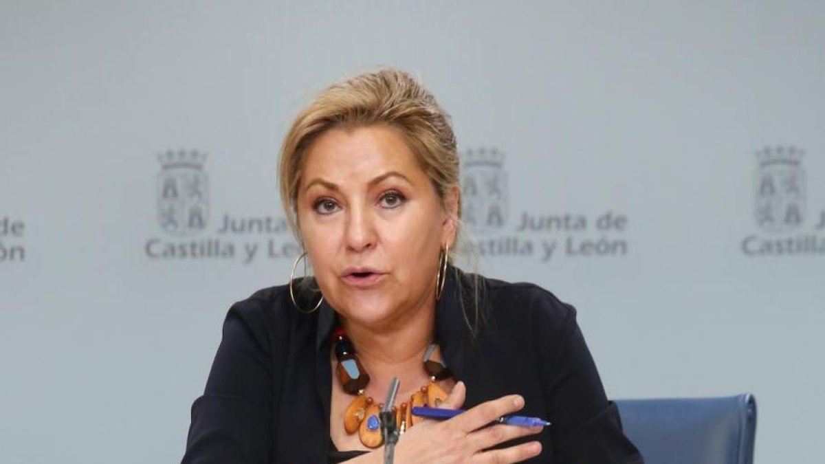 La vicepresidenta y portavoz de la Junta de Castilla y León, Rosa Valdeón, comparece en rueda de prensa posterior al Consejo de Gobierno-ICAL
