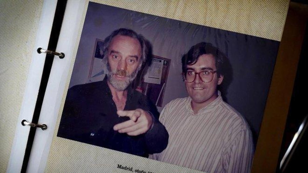 Gastón Segura y Javier Krahe, en 1991-JOSE LUIS ROCA
