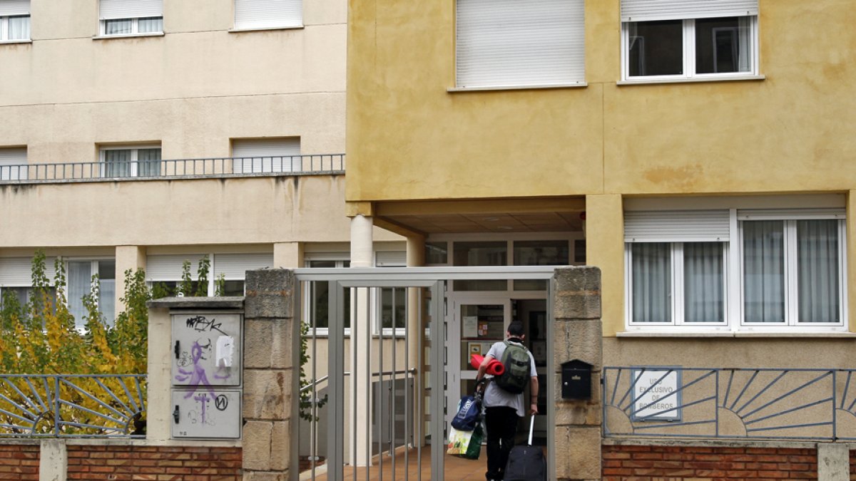 La residencia juvenil Gaya Nuño esta mañana.- Mario Tejedor