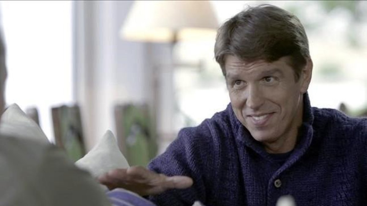 Manuel Diaz, 'El Cordobes' recibe en su finca de Sevilla a Bertin Osborne en el programa de televisión 'En la tuya o en la mia'.-