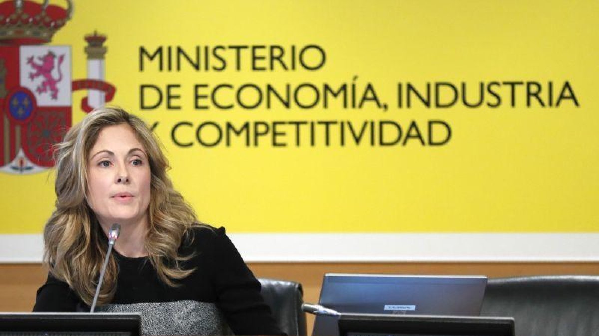 La secretaria de Estado del Tesoro, Emma Navarro.-CHEMA MOYA (EFE)