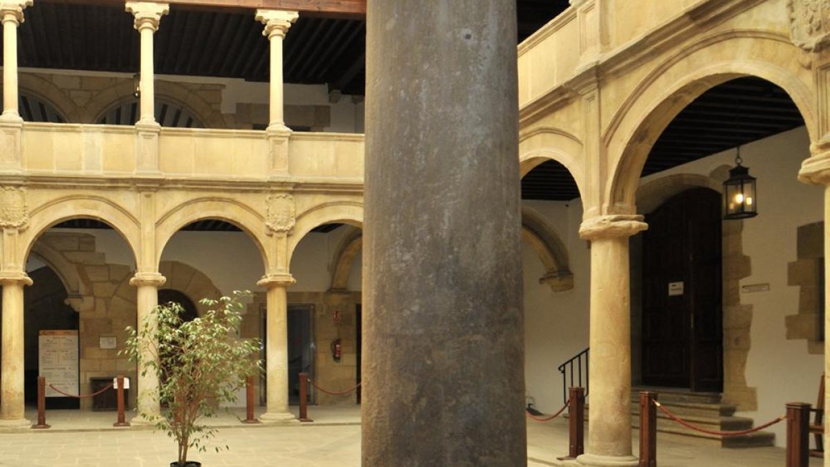 Interior de las dependencias del Palacio de Justicia, que alberga a los juzgados sorianos.-VALENTIN GUISANDE