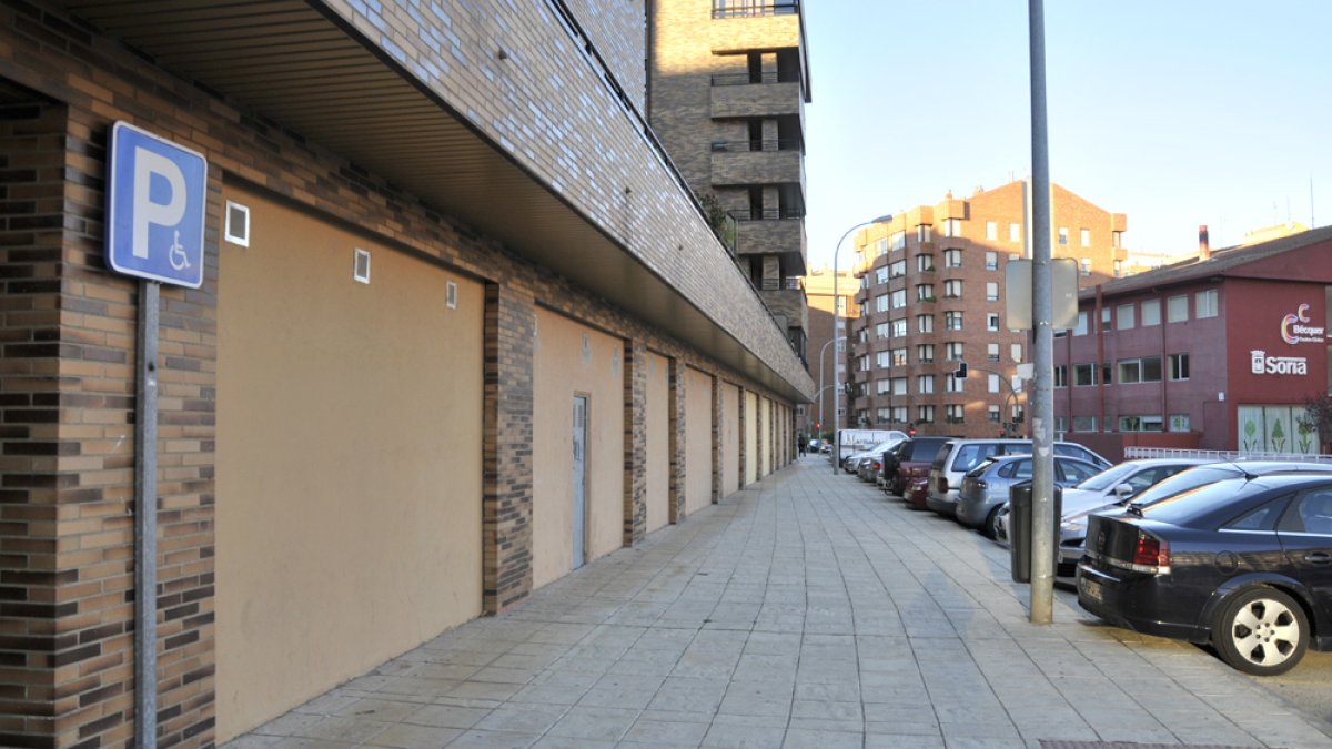 Locales en Duques de Soria donde se ubicará la Subdelegación de Defensa. HDS