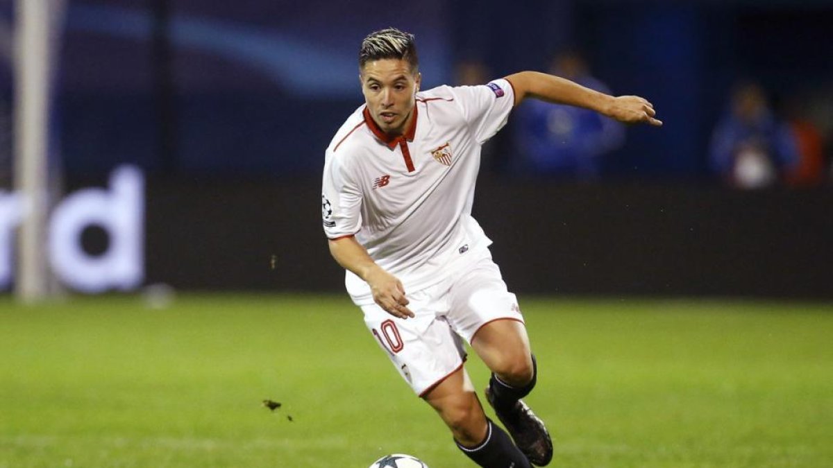 Samir Nasri, en su época en el Sevilla.-DARKO BANDIC (AP)