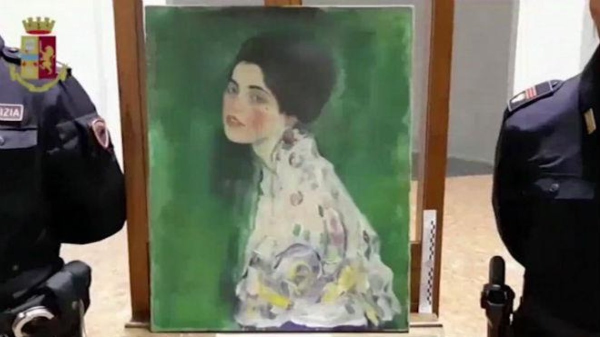 Cuadro Retrato de una dama de Gustav Klimt.-EFE