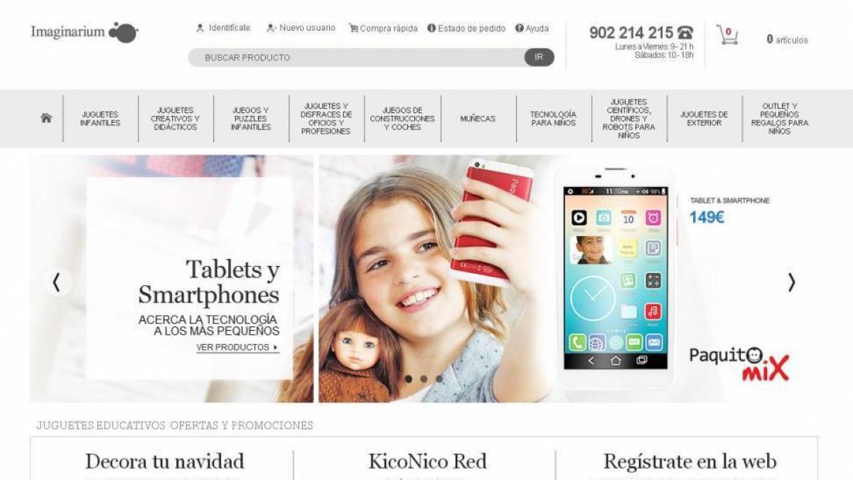 Web de Imaginarium.-
