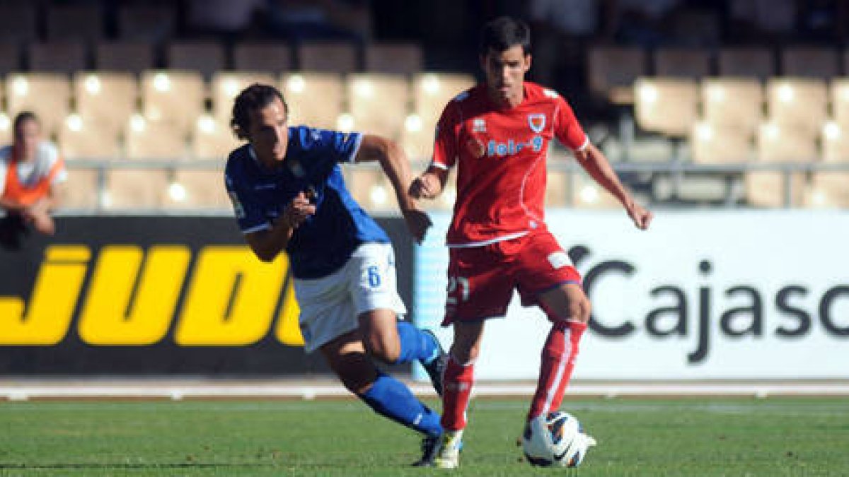 Bedoya en el encuentro de la primera vuelta ante el Xerez. / Área 11-