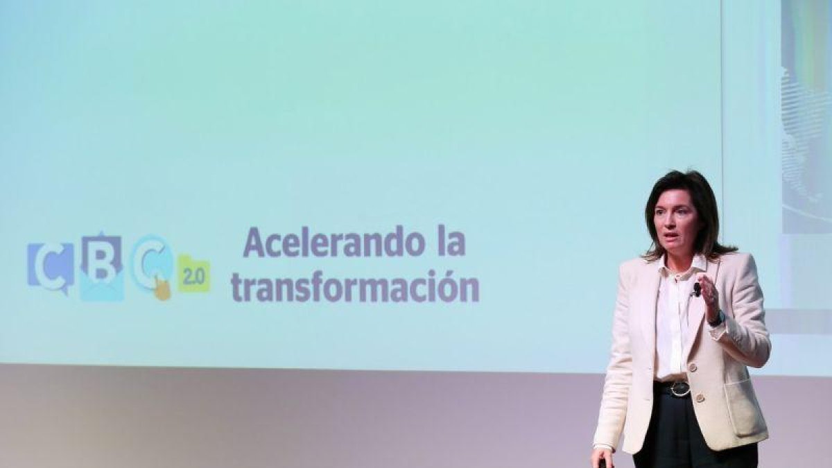 La directora de BBVA España, Cristina de Parias.-