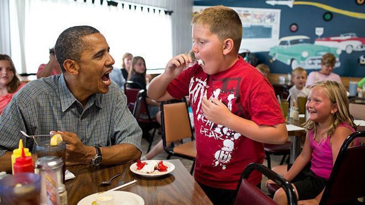 Una fotografía de entre la colección de favoritas de Pete Souza el fotógrafo oficial de la Casa Blanca.-PETE SOUZA