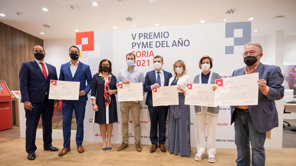 Entrega de los Premios Pyme del Año en Soria en su edición anterior. GONZALO MONTESEGURO
