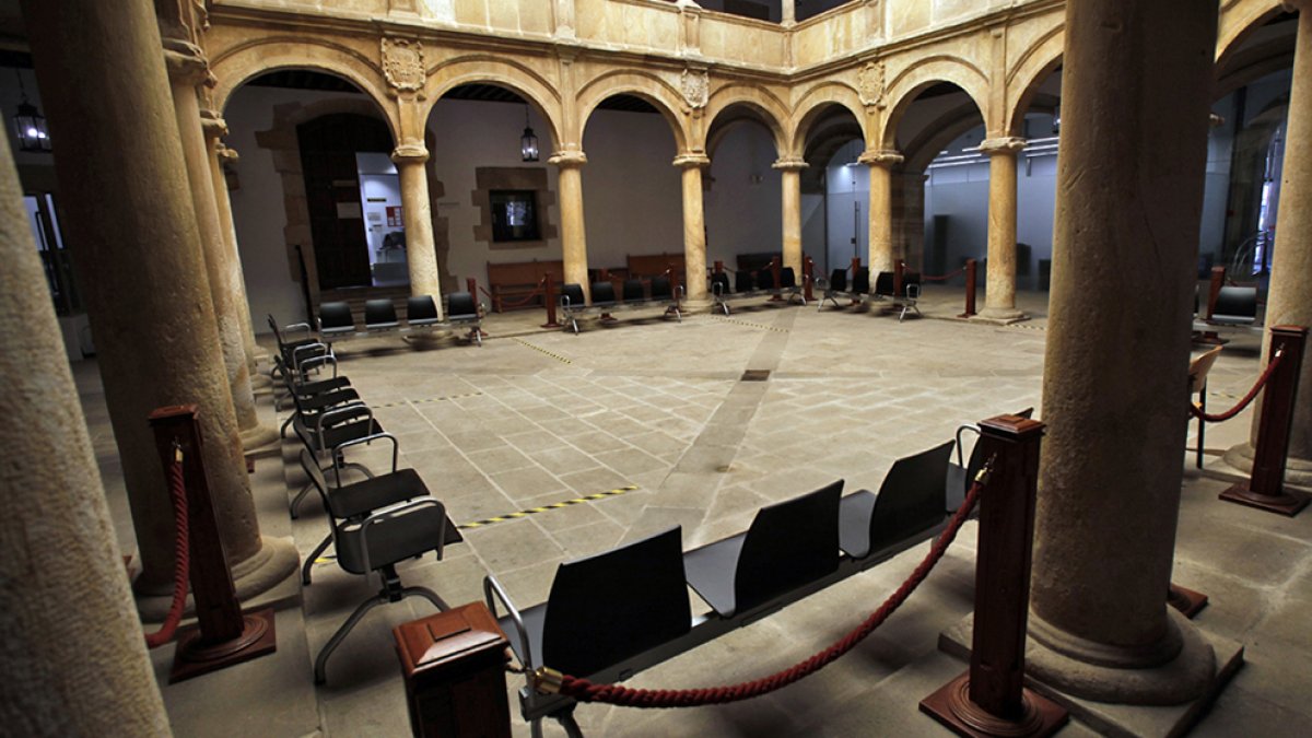 Patio central de los juzgados de Soria - Mario Tejedor