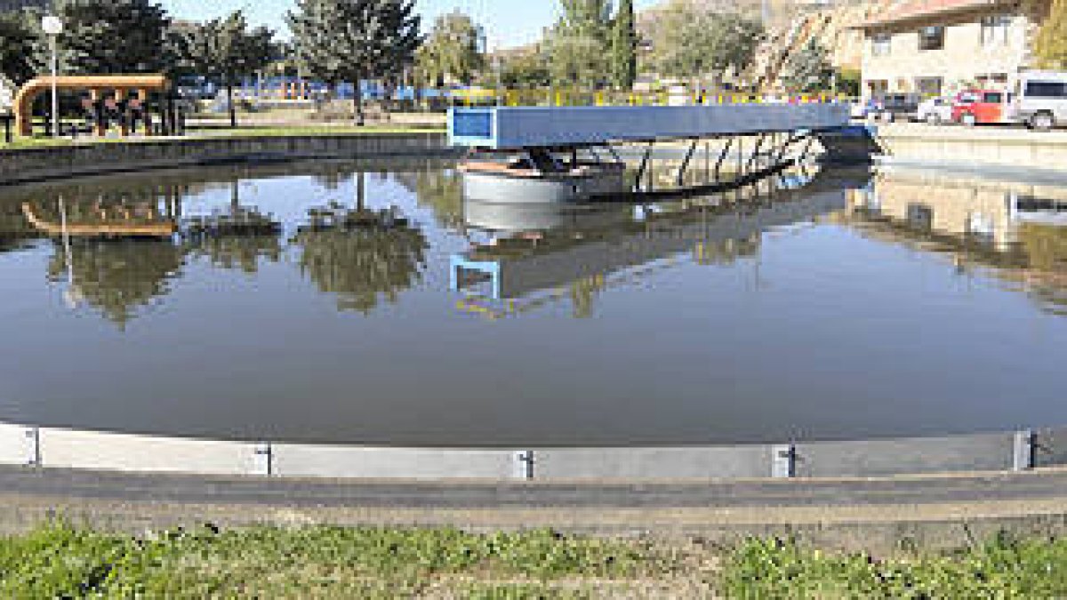La planta depuradora de aguas de la capital. / ÚRSULA SIERRA-