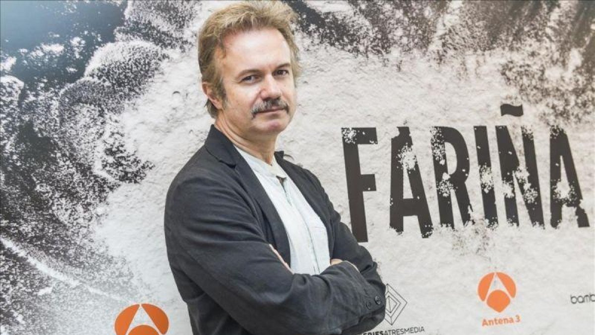 El actor Tristán Ulloa interpreta al sargento Darío Castro en Fariña.-RAFAEL BRAVO