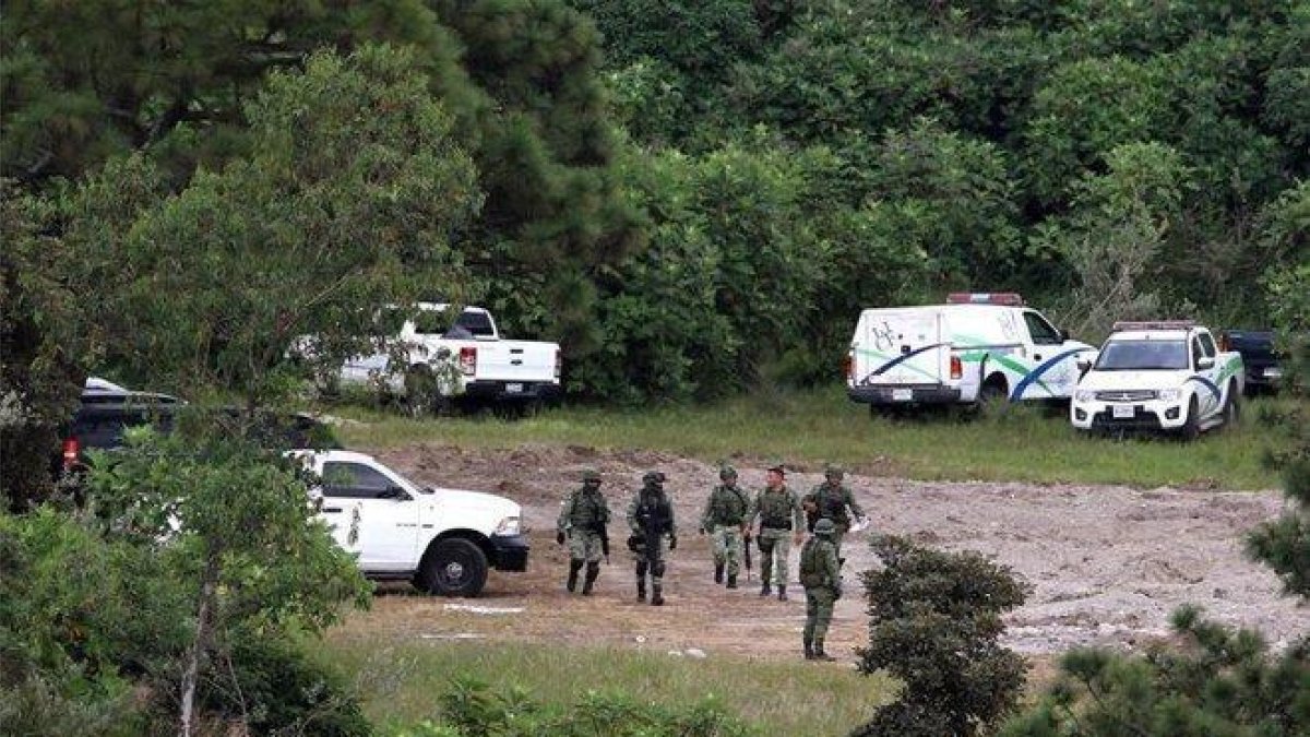 Finca con fosas clandestinas en el estado de Jalisco, México.-AFP