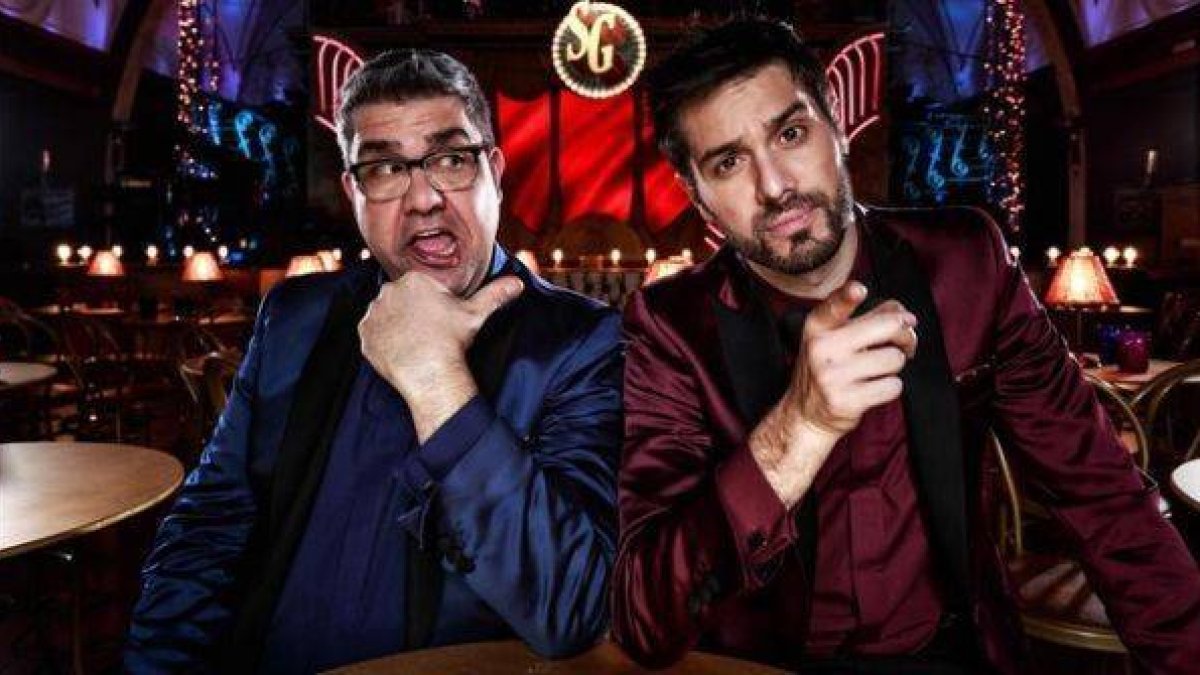 Florentino Fernández y Dani Martínez, en 'Sopa de gansos'.-Foto: MEDIASET / ROBERTO GARVER