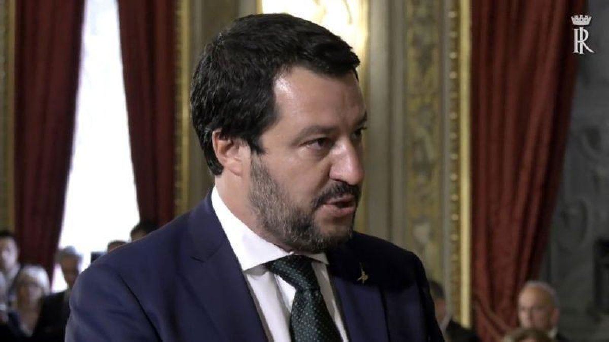 Salvini acusa a España de favorecer una inmigración fuera de control.-EUROPA PRESS