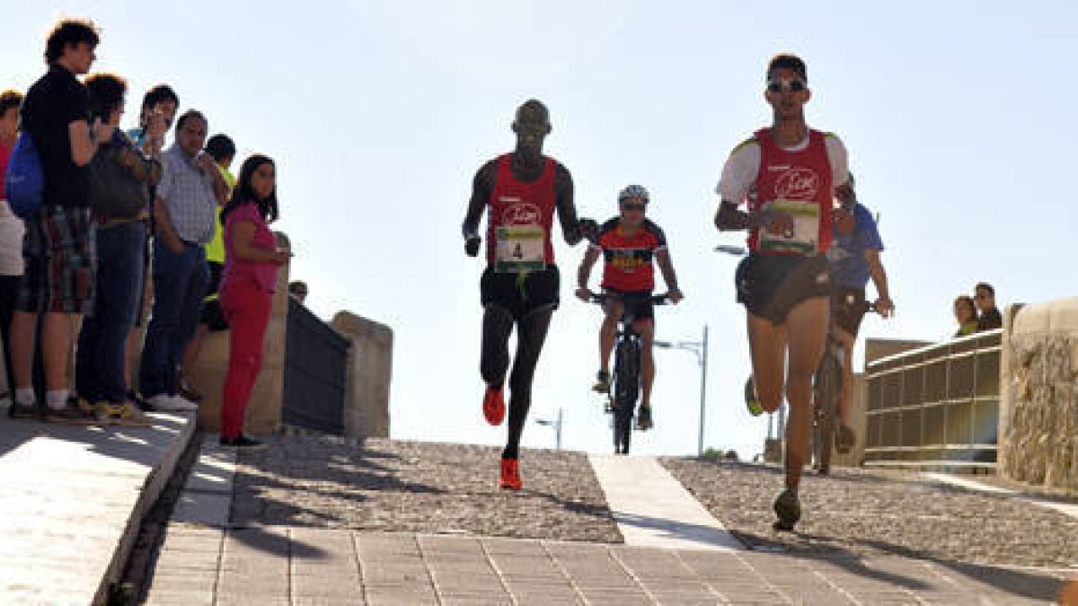 Varios corredores durante una carrera en la provincia. / DIEGO MAYOR-
