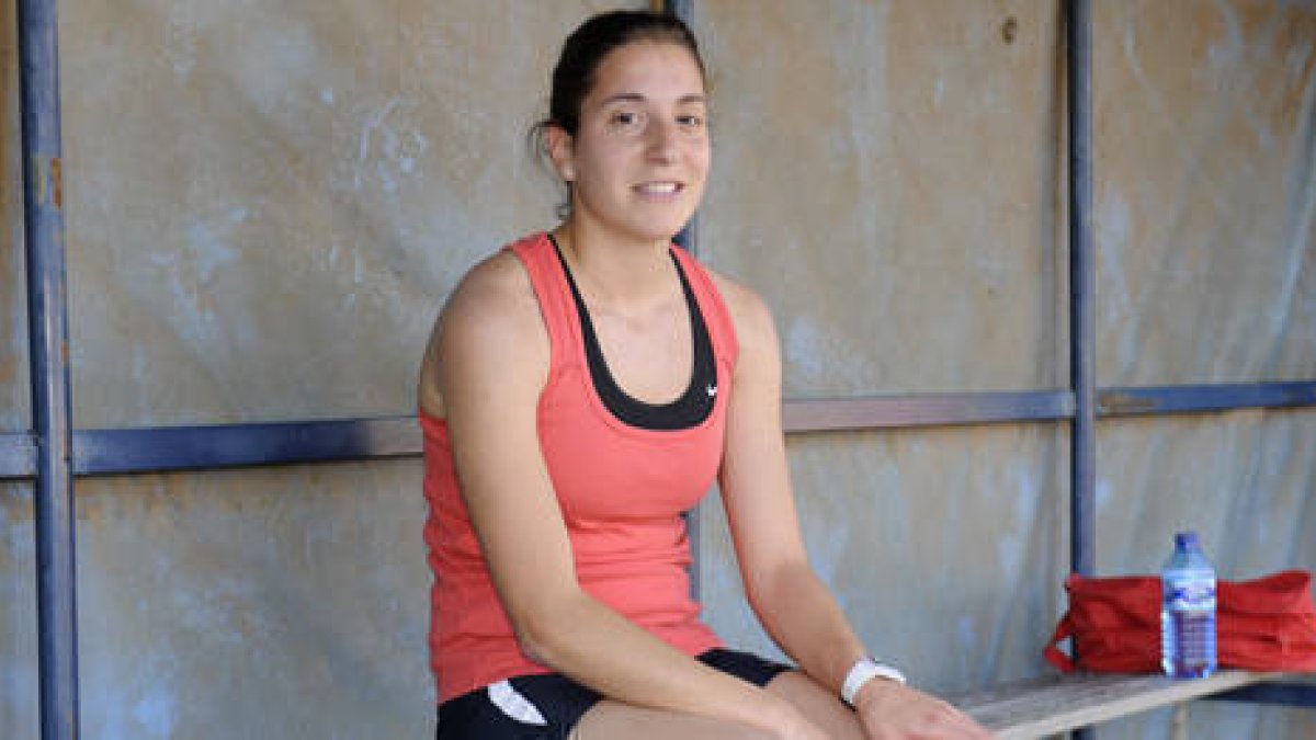 María Andrés fue quinta en los 400 metros. / U. Sierra-