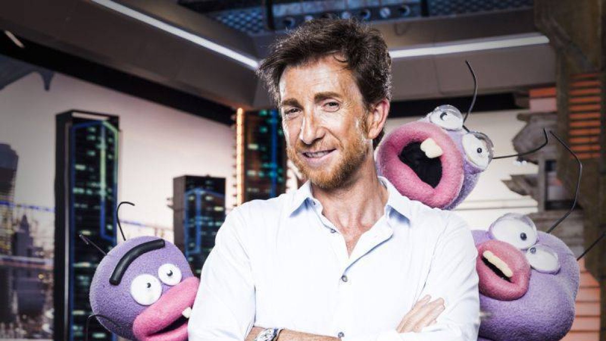 Pablo Motos y sus hormigas, en 'El hormiguero'.-Foto: ARCHIVO