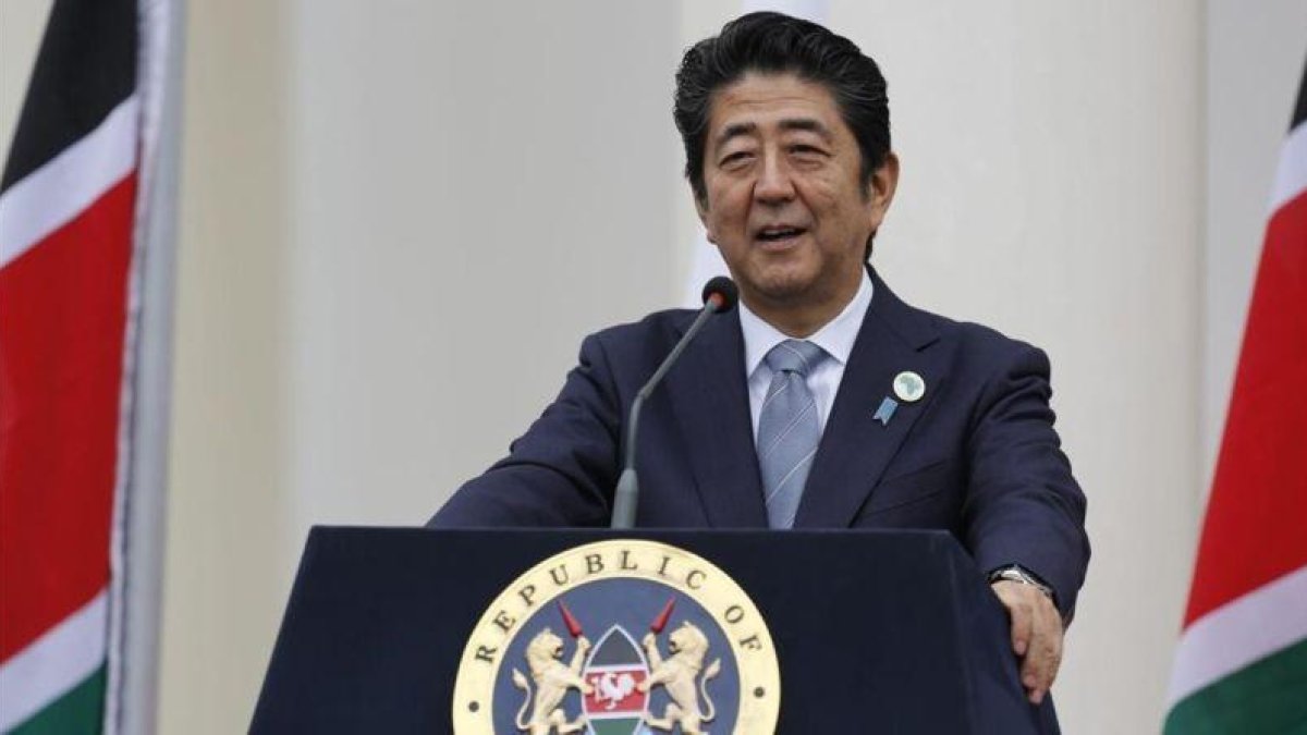 Shinzo Abe, primer ministro de Japón.-DAI KUROKAWA