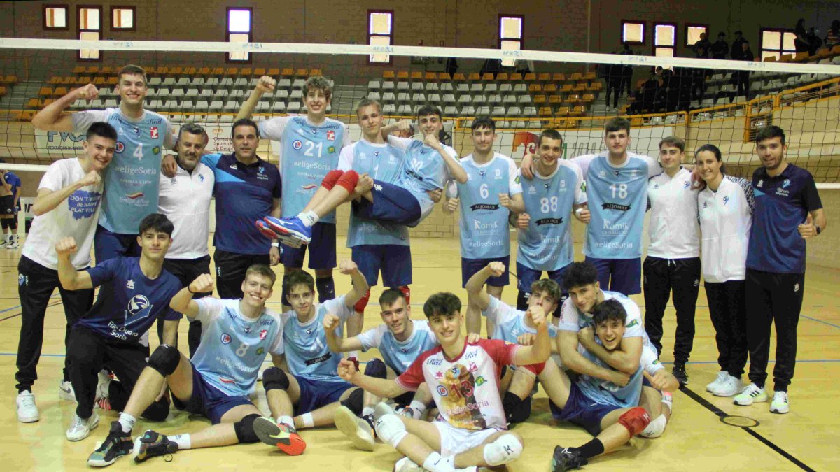 El Río Duero entra a la final del Campeonato de España júnior de voleibol. MARIA MORALES