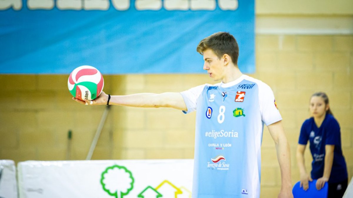 El Río Duero recibe el sábado al Barça Voleibol. MARIO TEJEDOR