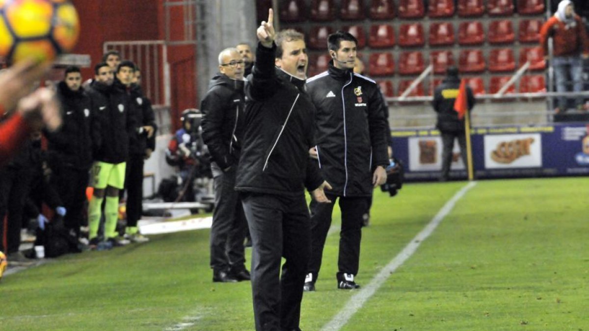 El entrenador del Numancia, Jagoba Arrasate.-MARÍA FERRER