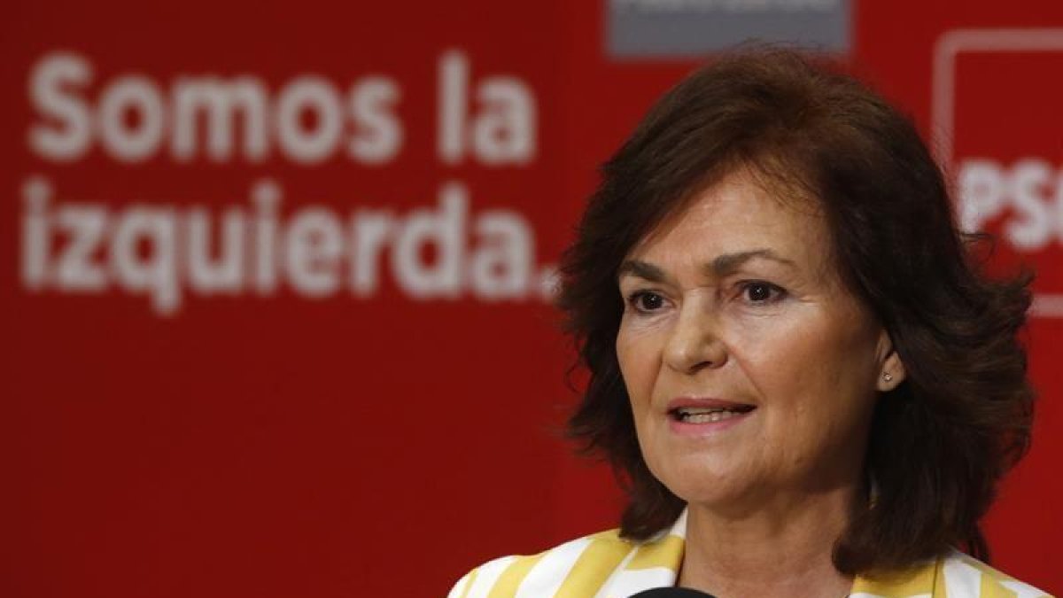 Carmen Calvo.-EFE