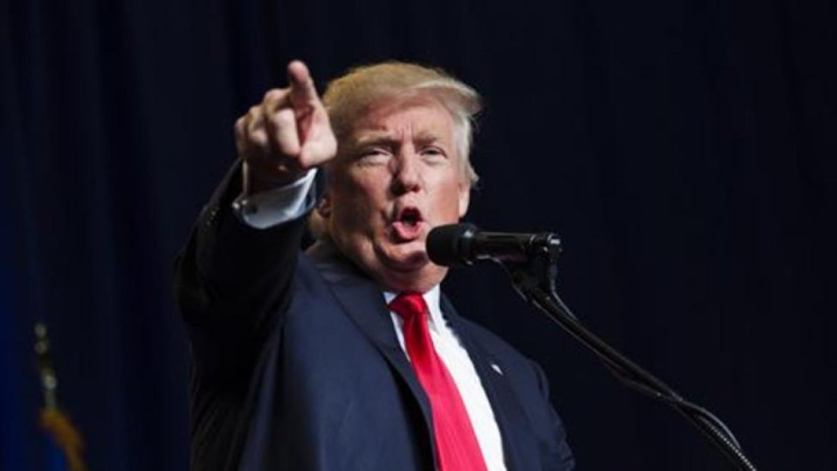 El candidato Donald Trump.-