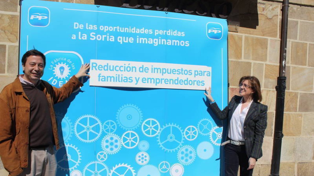 Presentación de la sexta idea de la campaña del PP. -