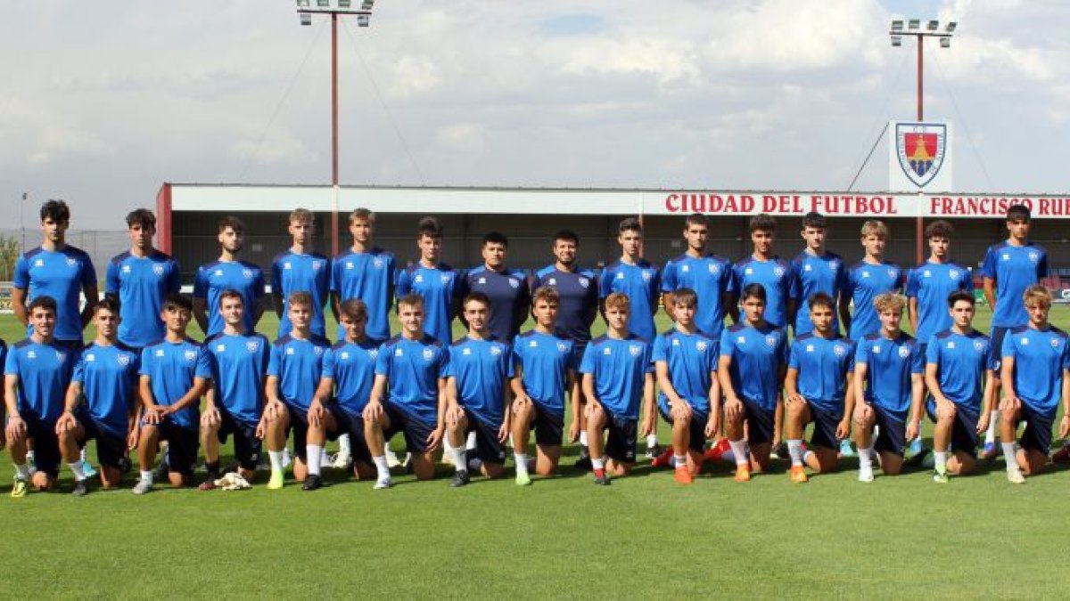Plantilla del Numancia juvenil. CD Numancia