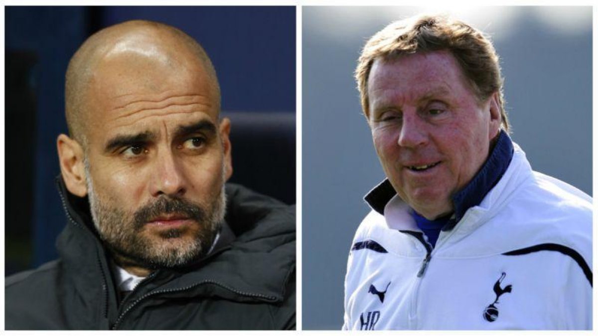 Pep Guardiola y Harry Redknapp.-REUTERS / AFP