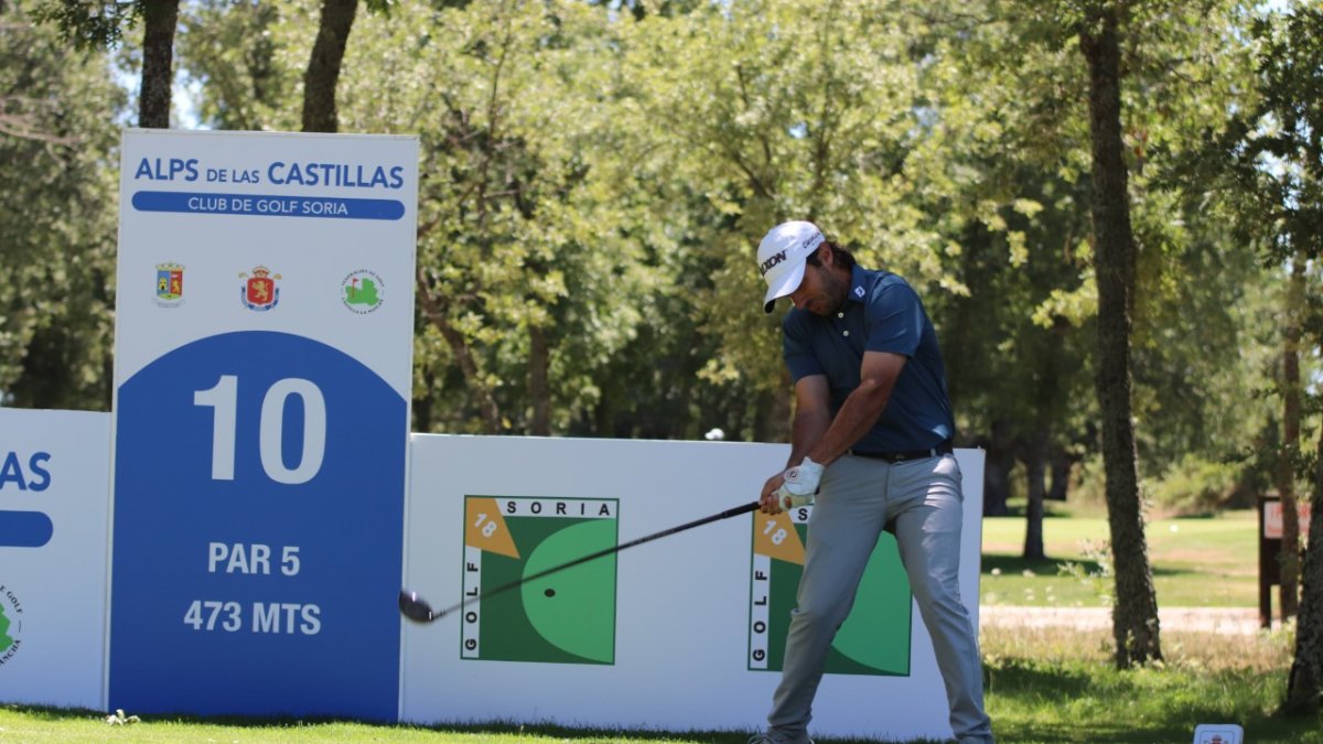 Daniel Berná opta a su primer Alps Tour tras acabar segundo en la primera jornada del Alps de Las Castillas. HDS