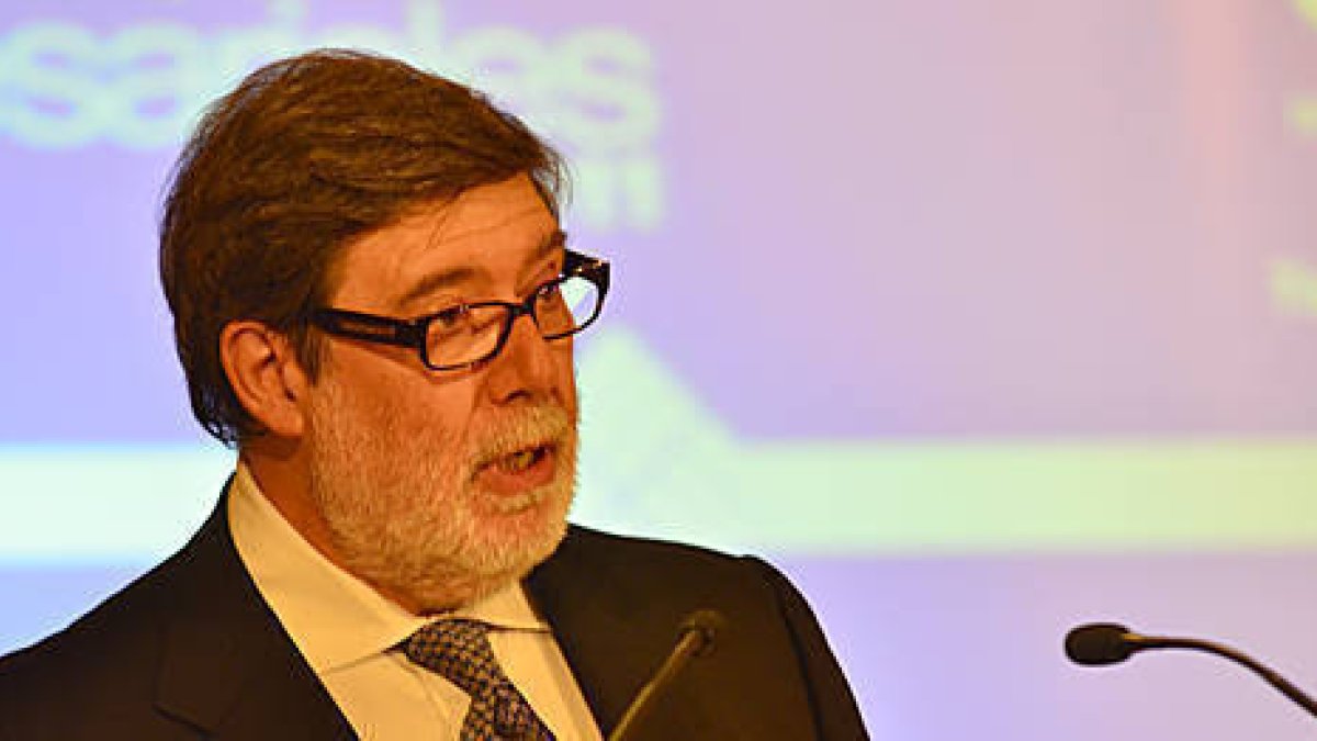 Santiago Aparicio, presidente del Cecale. / V.G.-