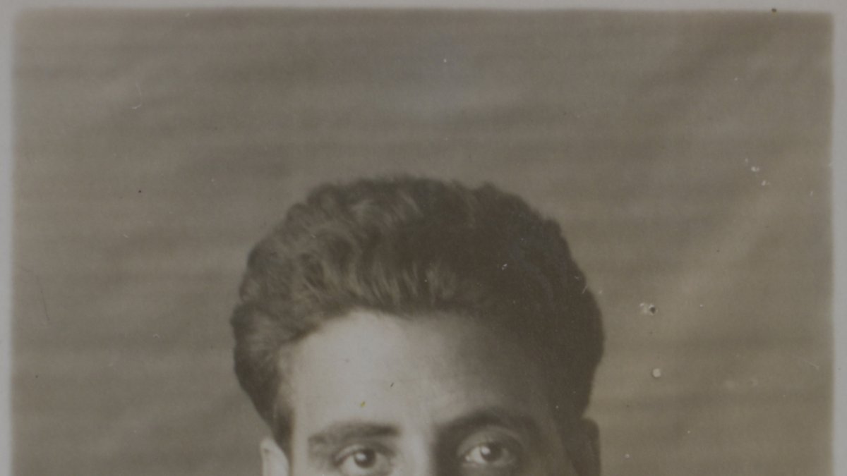 Silverio Lumbreras en la cartilla militar. HDS