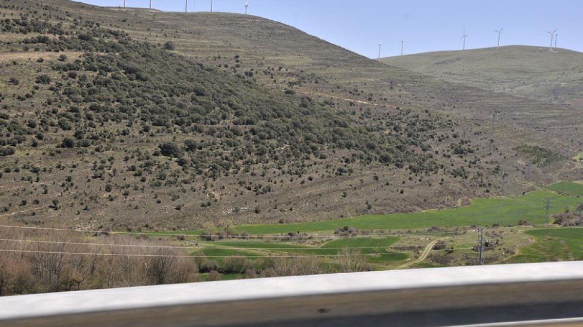 Terrenos en los que se asentará la presa.-V.G.