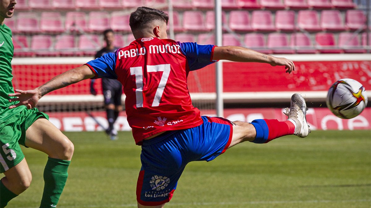 El Numancia buscará jugar la Copa del Rey a través de su participación en la Copa RFEF. MARIO TEJEDOR