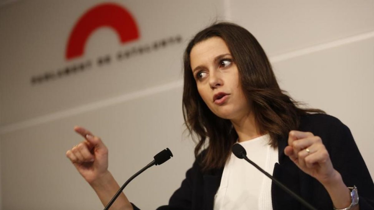 La líder de Ciutadans en Catalunya, Inés Arrimadas-ALBERT BERTRAN