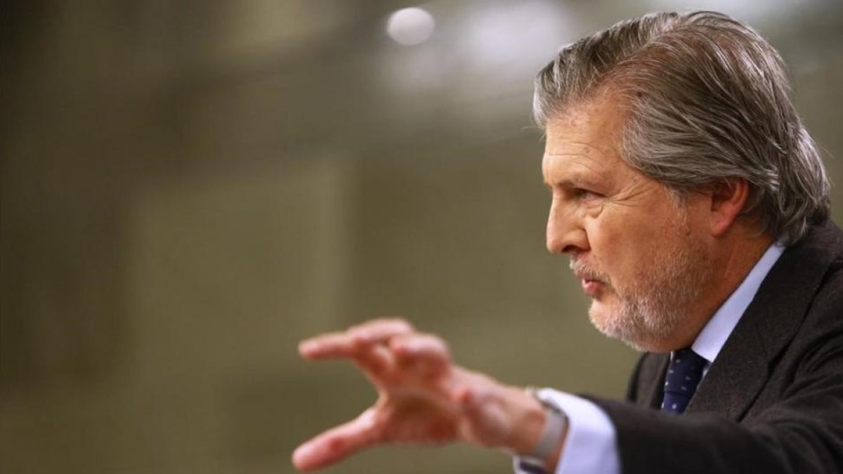 El portavoz del Gobierno, Íñigo Méndez de Vigo.-AGUSTÍN CATALÁN