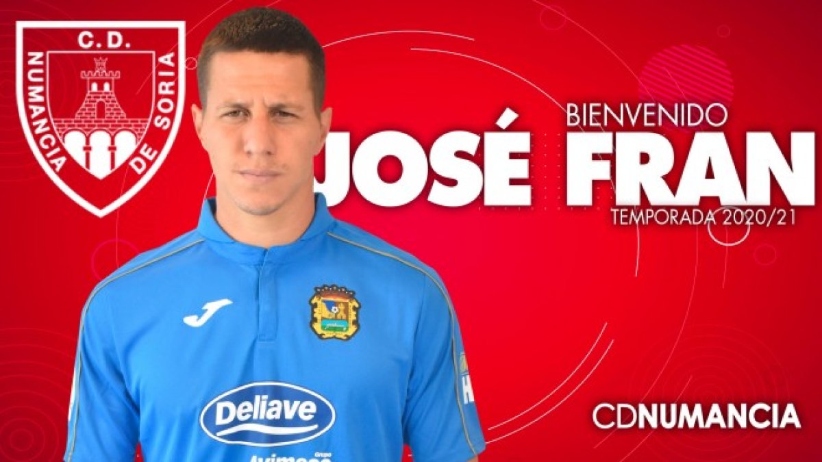 José Fran refuerza el extremo zurdo del ataque edel Numancia. CD Numancia