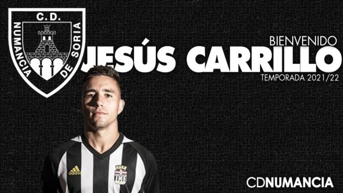 Carrillo es el nuevo refuerzo del Numancia.