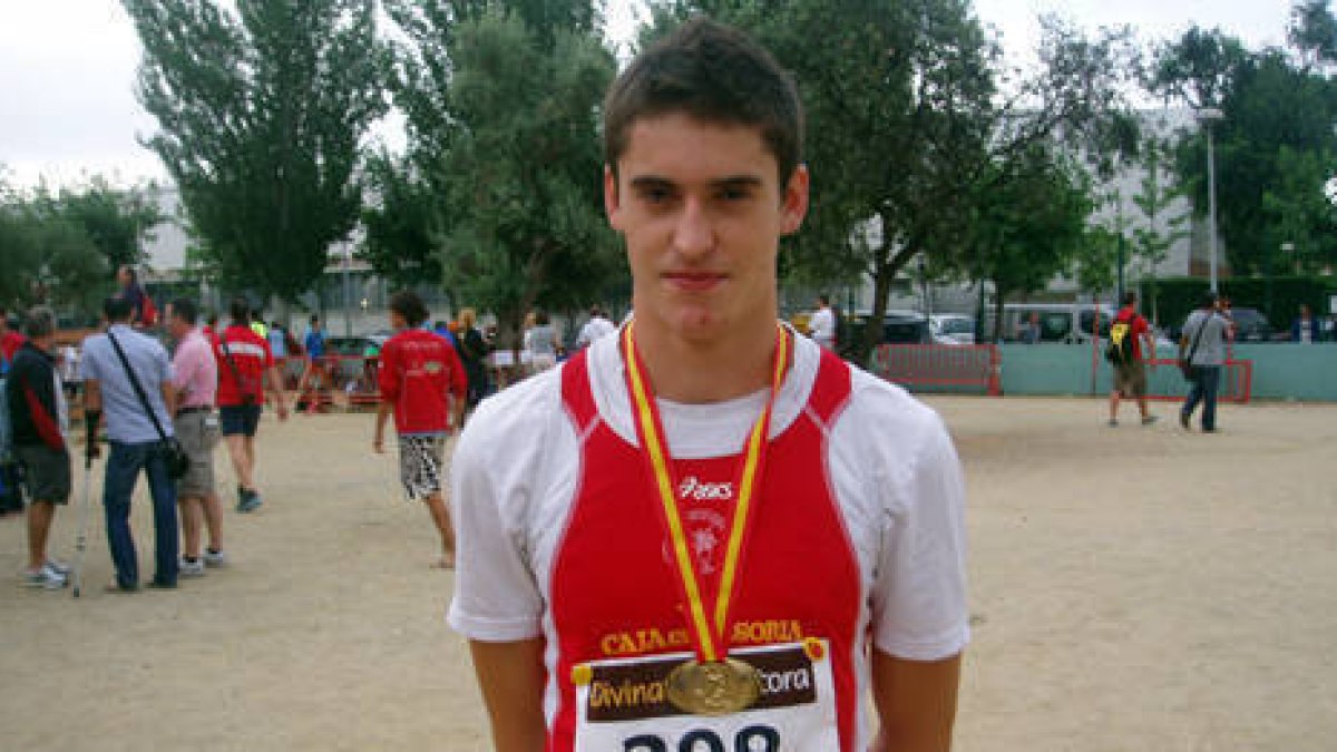 Saúl Martínez corre hoy la final de 800 del Festival Olímpico. -