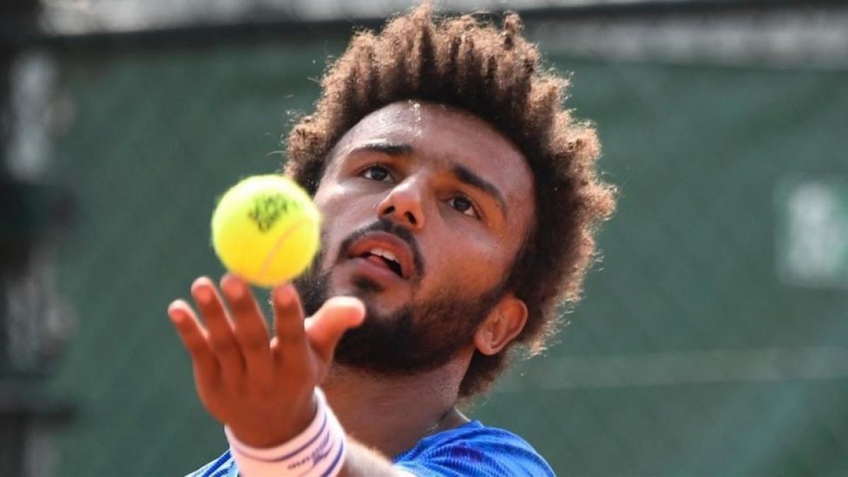El tenista francés Maxime Hamou.-ERIC FEFERBERG