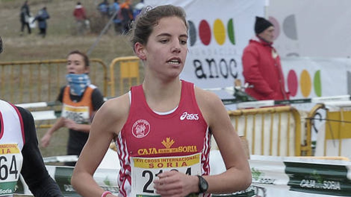 Marta Pérez fue tercera en categoría promesa. / V. Guisande-