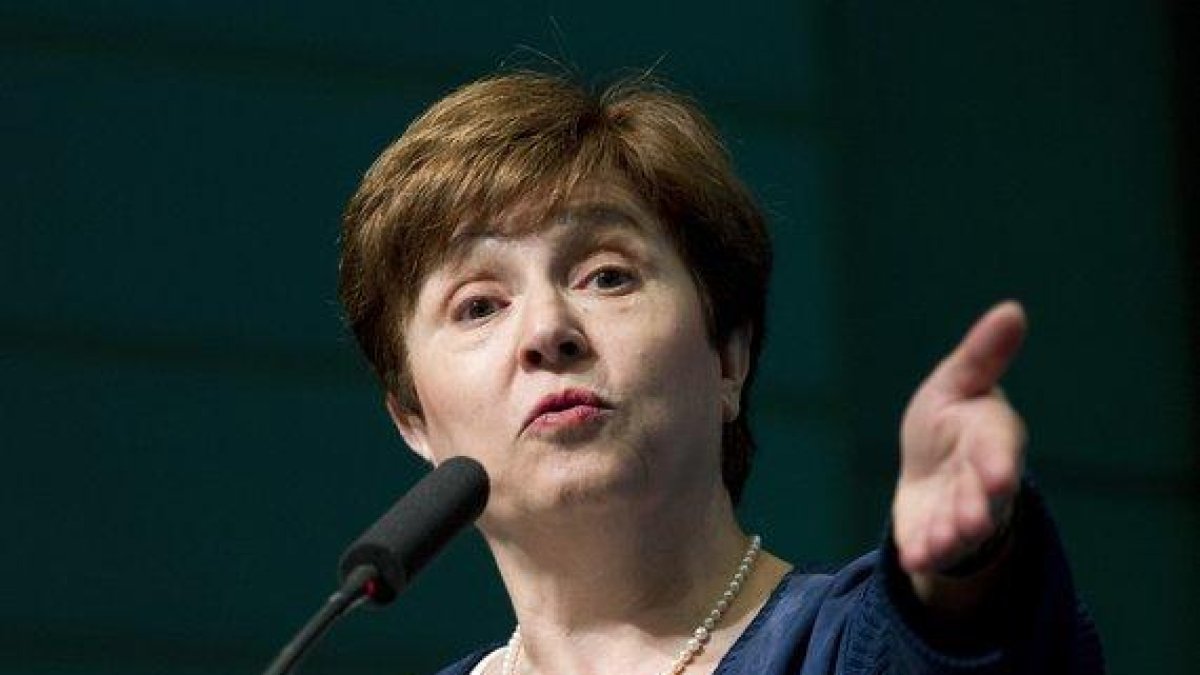 Kristalina Georgieva, presidenta del FMI.-AP